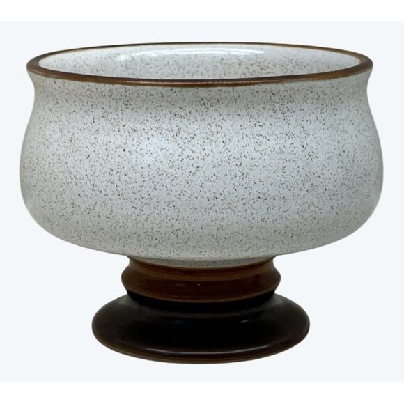 4 Denby Langley Stoneware Red Rust Potters Wheel Hand Painted Sherbets - Picture 3 of 10